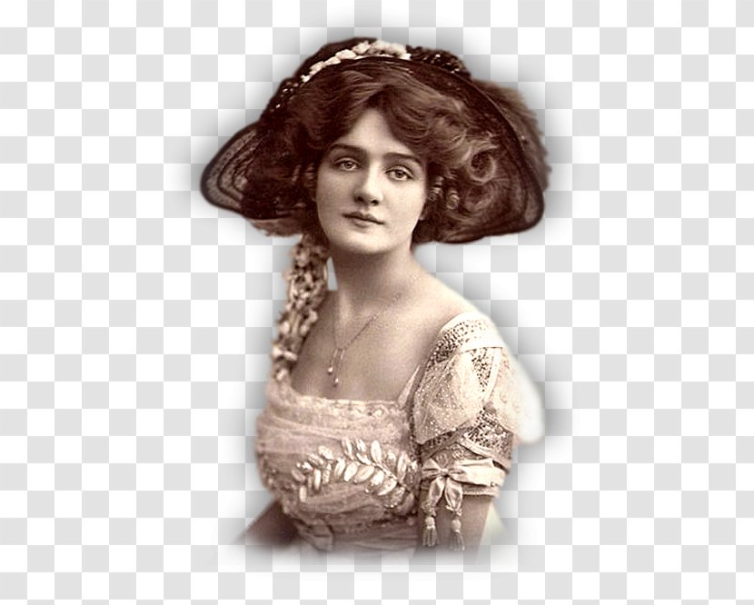 Lily Elsie Edwardian Era Belle Époque Female Victorian - Beauty - Retro Hawaii Transparent PNG