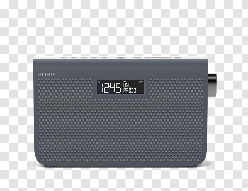 PURE FM/DAB/DAB + One Midi S3 Graphite 3S Audio Maxi Radio - Electronics Accessory - Radioworldfm Transparent PNG