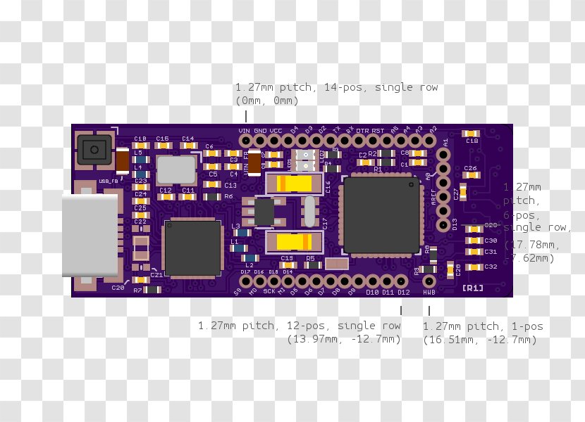 Printed Circuit Board Electronics Microcontroller Computer Hardware Firebird - Purple - Bits And Pieces Transparent PNG