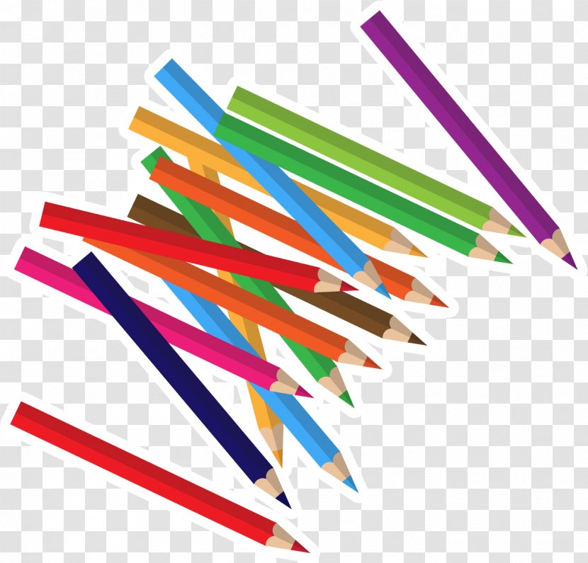 Crayon Colored Pencil - Cartoon Transparent PNG