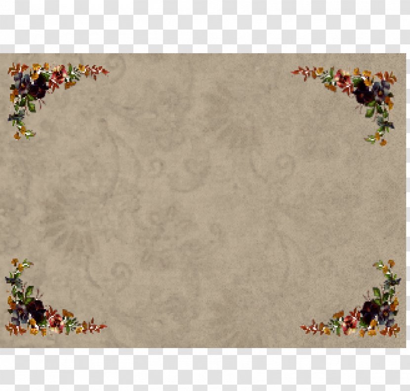 Flower Floral Design Jo-Ann Stores Place Mats Tablecloth - Text Box Transparent PNG