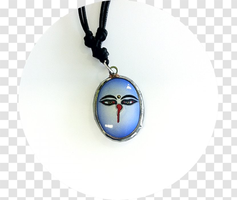 Locket Cobalt Blue Necklace Transparent PNG