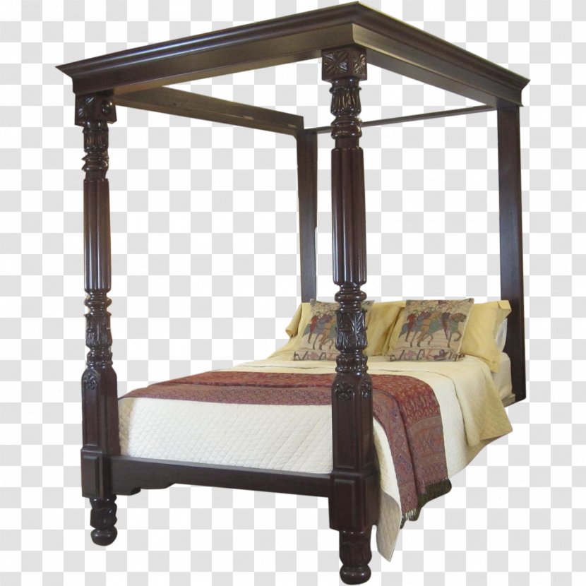 Bed Frame Four-poster Bedside Tables Bedroom Furniture Sets - Sheets Transparent PNG