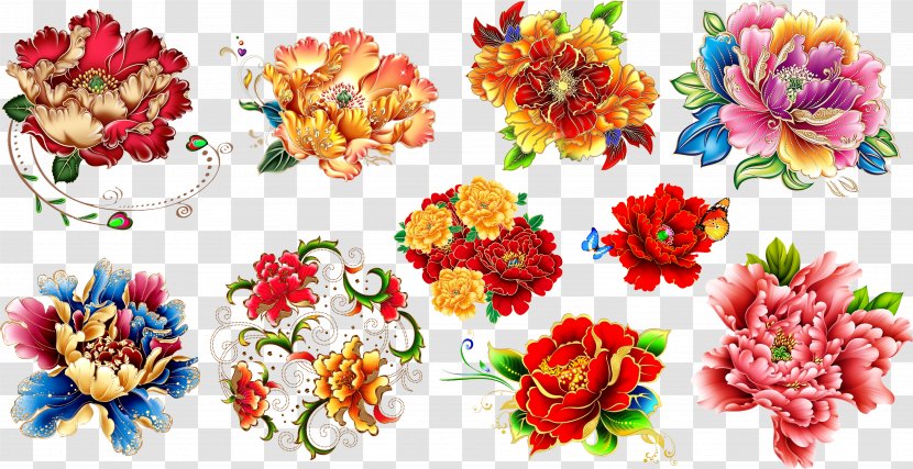 Moutan Peony Flower Clip Art - Search Engine - Material Transparent PNG