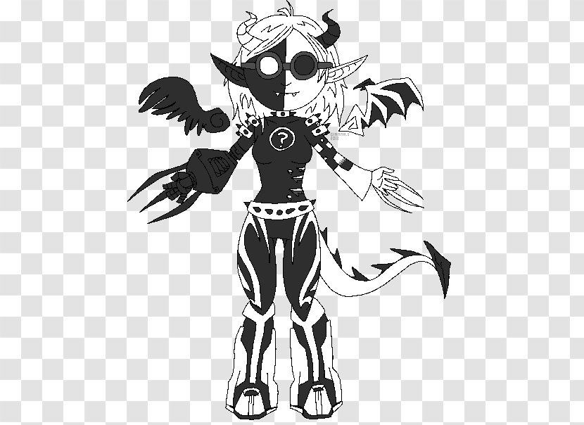 Demon Horse Costume Design Visual Arts Sketch - White - Good Vs Evil Transparent PNG