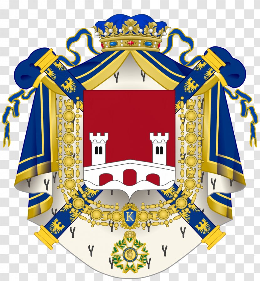 First French Empire France Coat Of Arms Sweden Second - House Bonaparte Transparent PNG