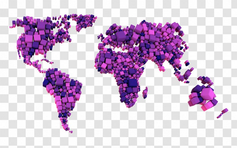 United States World Population Religion Map - Violet - Purple Creative Arts Transparent PNG