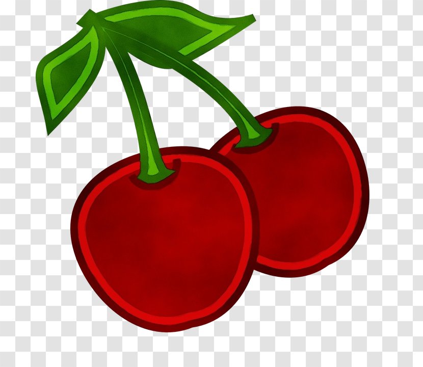 Cherry Red Clip Art Plant Fruit - Drupe - Prunus Transparent PNG