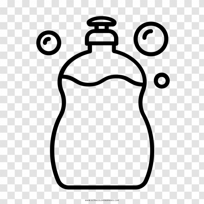 Detergent Laundry Drawing Coloring Book Cleaning - Monochrome - Spray Transparent PNG
