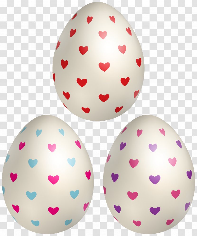 Easter Egg Background - Polka Dot - Food Transparent PNG