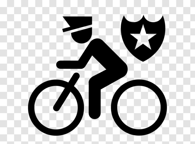Video Delivery Vertical Film Festival Clip Art - Bicycle - Police Transparent PNG