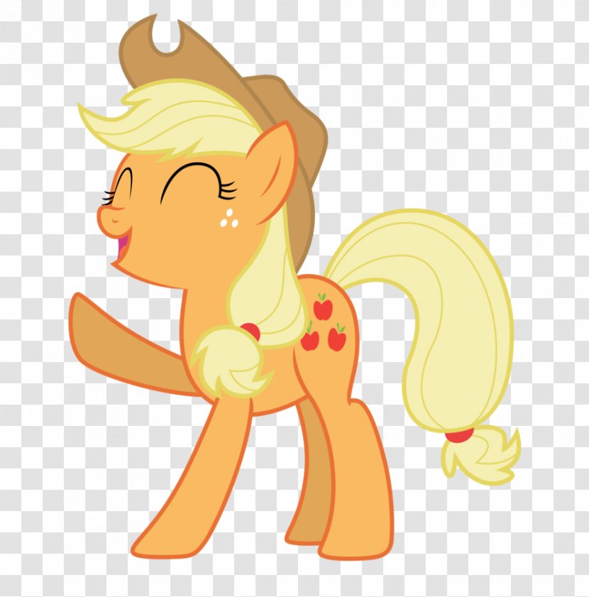 Applejack Twilight Sparkle Pinkie Pie Rarity Fluttershy - Cartoon - Vector Pony Transparent PNG