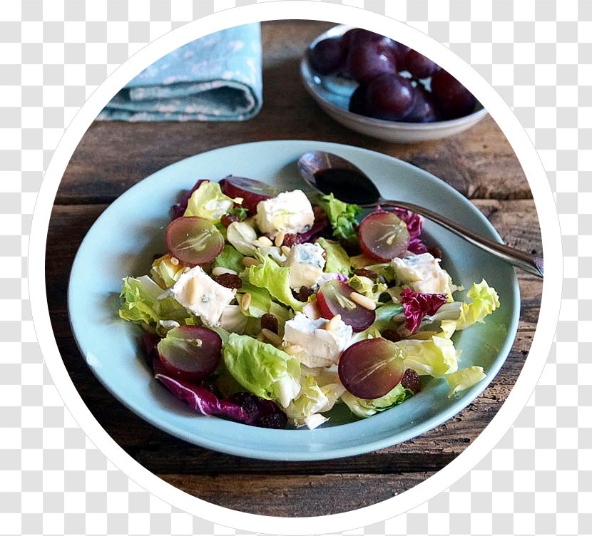 Greek Salad Waldorf Vegetarian Cuisine Recipe - Leaf Vegetable - Gorgonzola Transparent PNG