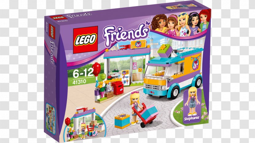 LEGO Friends 41310 Heartlake Gift Delivery 41314 Stephanie's House Toy - Lego Group Transparent PNG