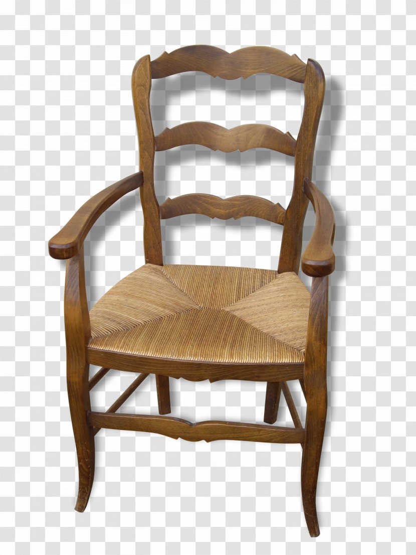 Chair Accoudoir Fauteuil Furniture Wood - Material Transparent PNG