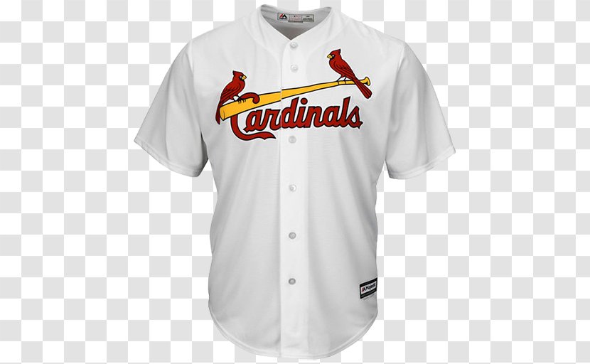 St. Louis Cardinals T-shirt Jersey Majestic Athletic - Brand Transparent PNG