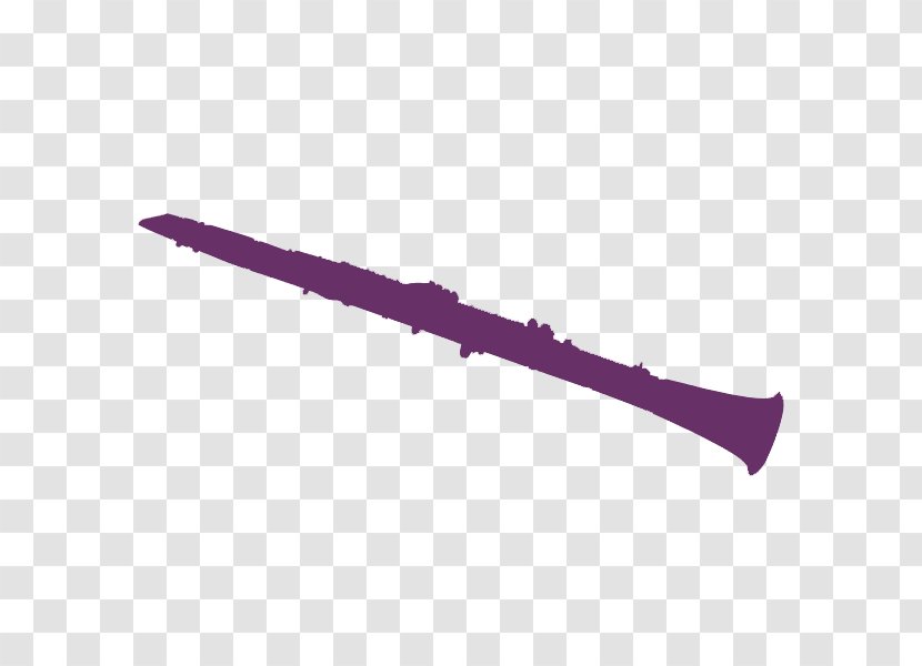 Woodwind Instrument Purple Violet Clarinet Lilac - Pipe Transparent PNG