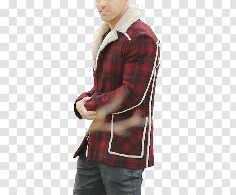 Deadpool Fashion Shearling Clothing Hairstyle - Plaid - Ryan Reynolds Transparent PNG