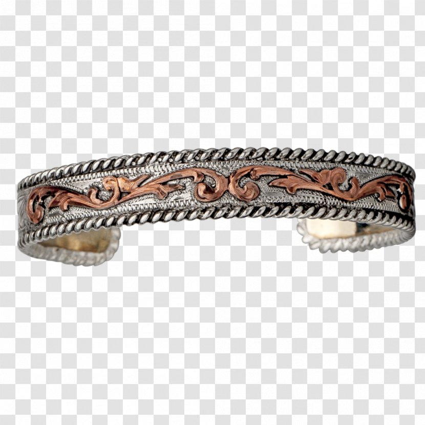 Bar V Ranch Women's Silver Narrow Western Bracelet Bangle - Tony Lama 3r Boots Transparent PNG