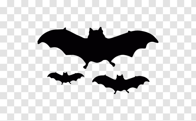 Bat Clip Art - Black Transparent PNG