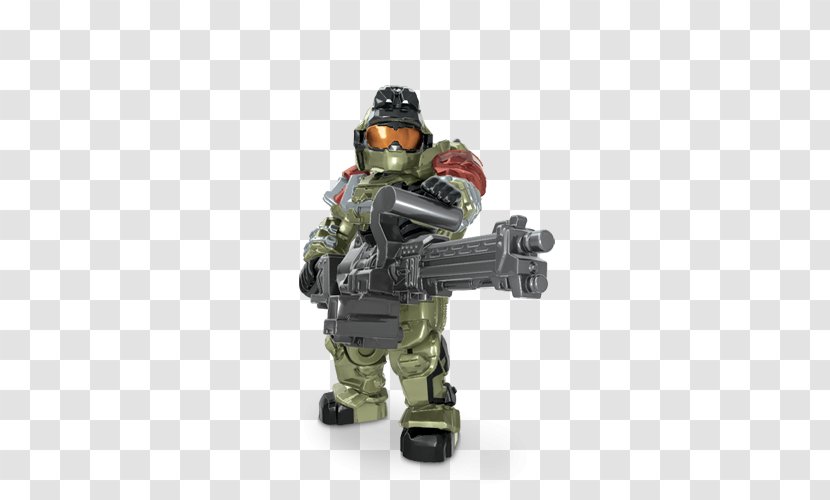 Figurine Soldier Militia Infantry Mercenary - Troop - Halo Mega Bloks Transparent PNG