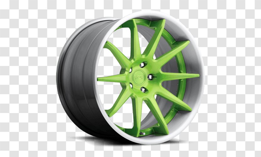 Alloy Wheel Green Rim Forging - Red - Niche Boutique Salon And Spa Transparent PNG