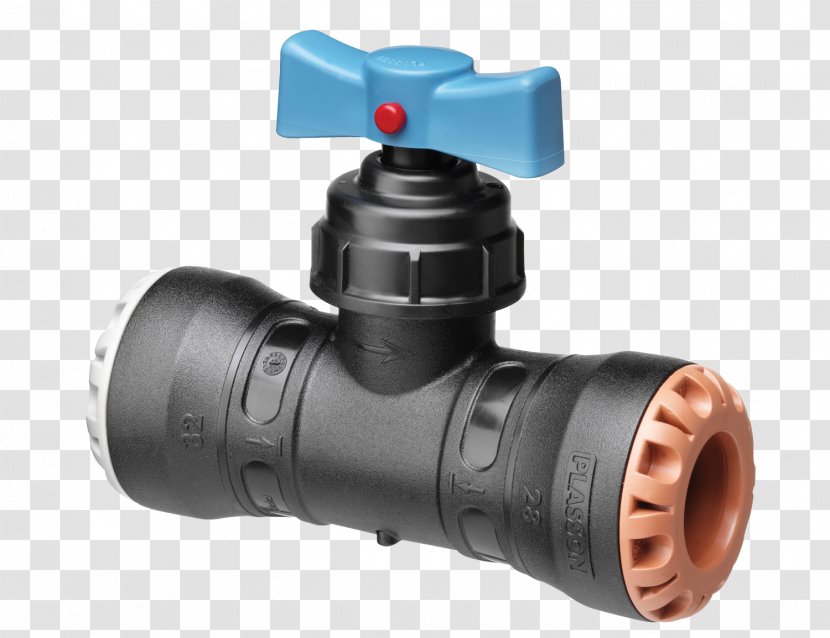 Piping And Plumbing Fitting Plasson Plastic Pipework Valve - Pipe Transparent PNG