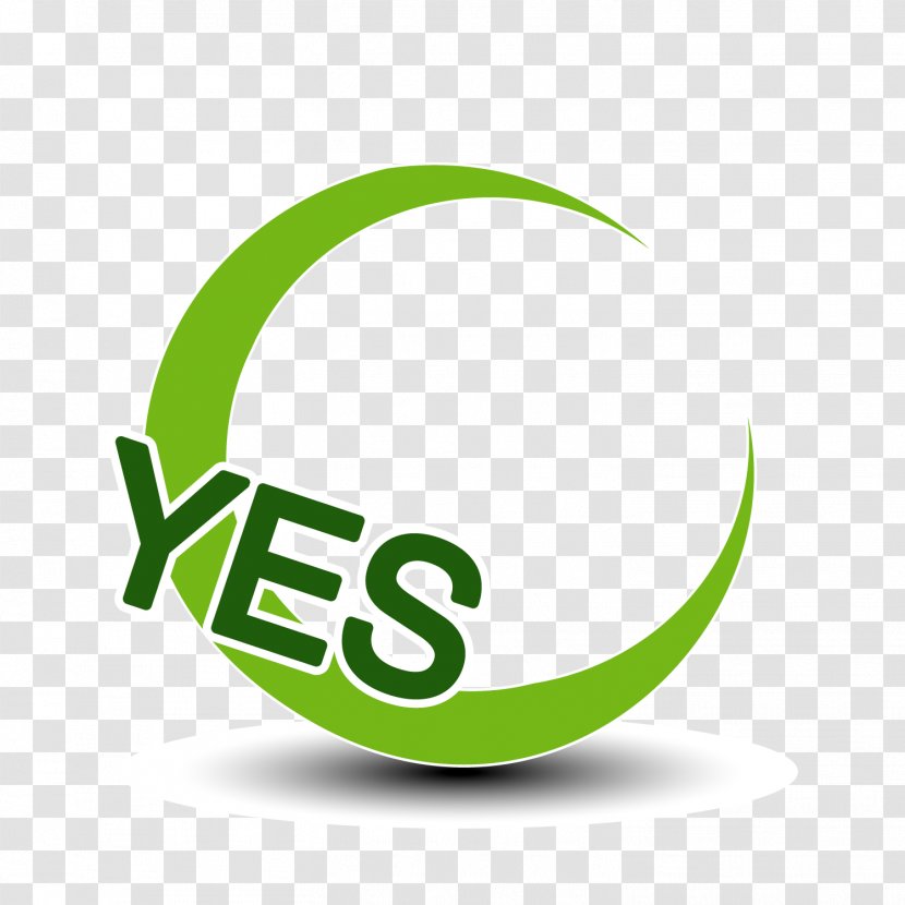 Check Mark Royalty-free Icon - Button - Curved Green Yes Tag Vector Material Transparent PNG