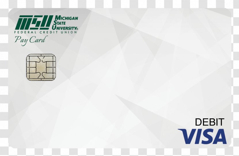 Credit Card Bank Visa Michigan State University Federal Union - Brand Transparent PNG