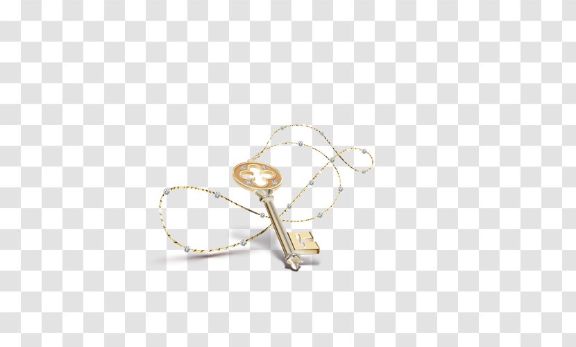 Necklace Jewellery Key Icon - Body Jewelry Transparent PNG