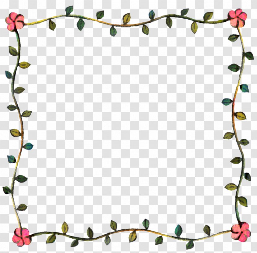 Love Background Frame - Rectangle Flower Transparent PNG
