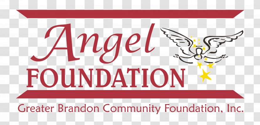 Angel God Foundation Text Logo - Brandon Transparent PNG