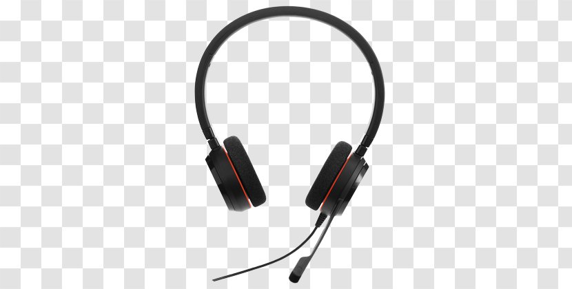 Jabra Evolve 20 UC Stereo Headset MS Unified Communications - Communication Accessory - Plantronics USB Buttons Transparent PNG
