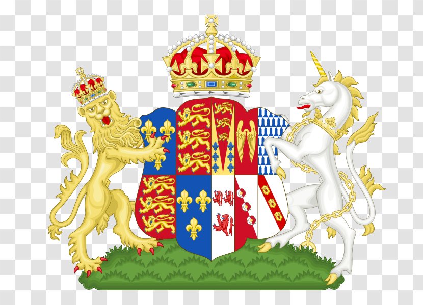 Royal Coat Of Arms The United Kingdom British Family Crest - England - Queen Transparent PNG