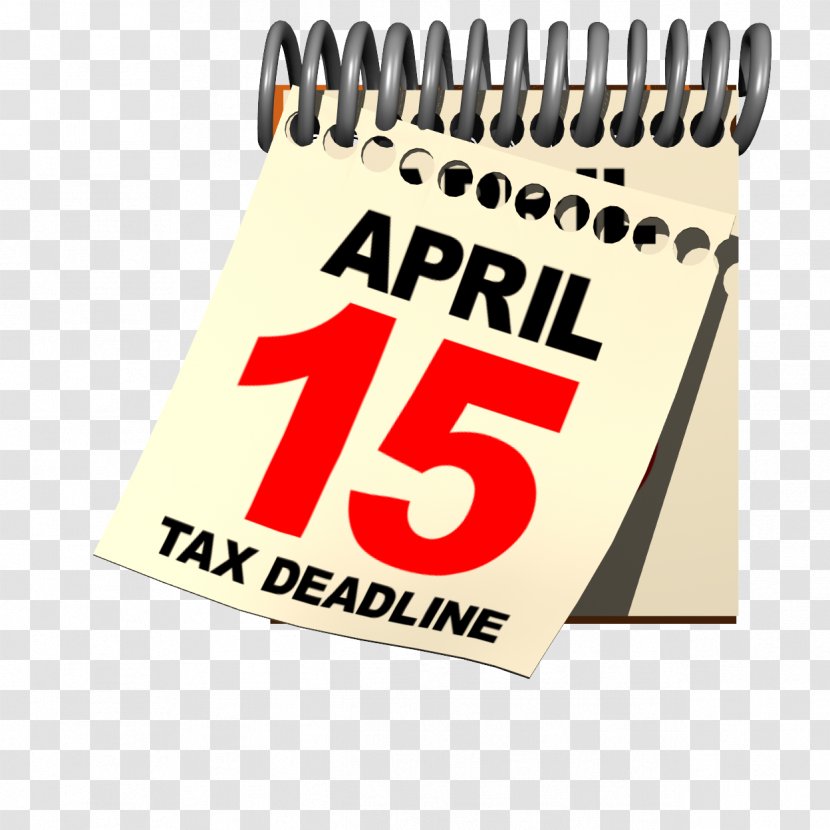Tax Day Internal Revenue Service April 15 Return - Label Transparent PNG