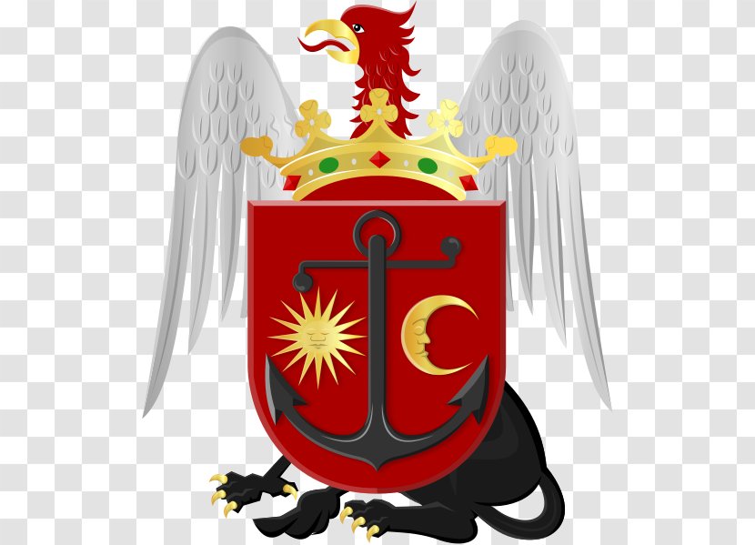 Wapen Van Sint Anna Ter Muiden Sluis Coat Of Arms Handel - Chicken - Town Transparent PNG