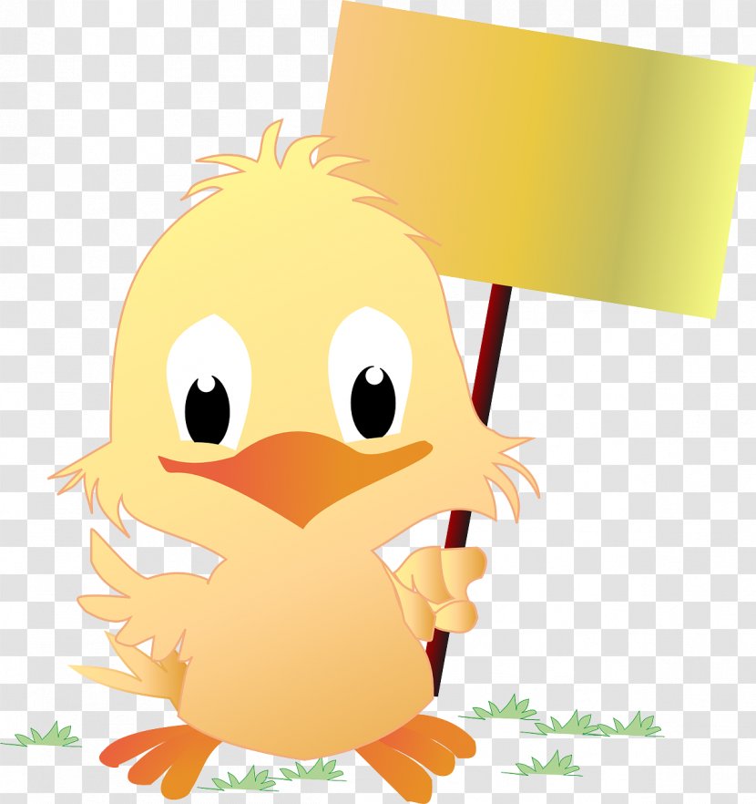 Easter Animation Clip Art - Duck - Chicks Transparent PNG