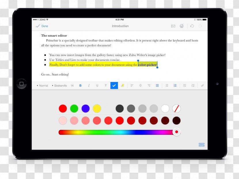 Computer Software Customer Relationship Management Zoho Office Suite Screenshot - Corporation - OneNote Transparent PNG