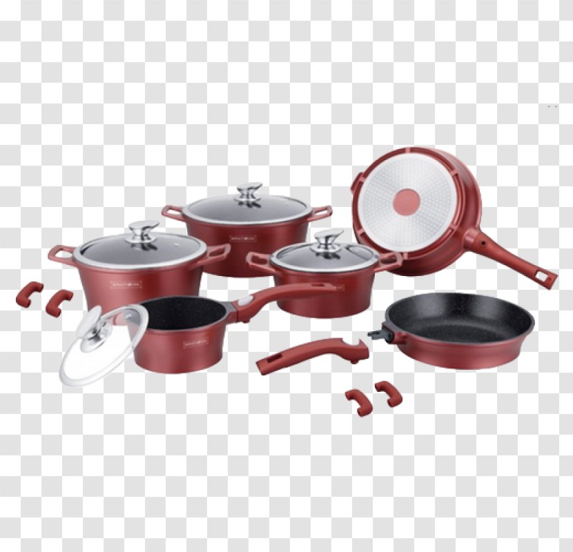 Frying Pan Cookware Non-stick Surface Marble Coating Casserole Handle - And Bakeware Transparent PNG