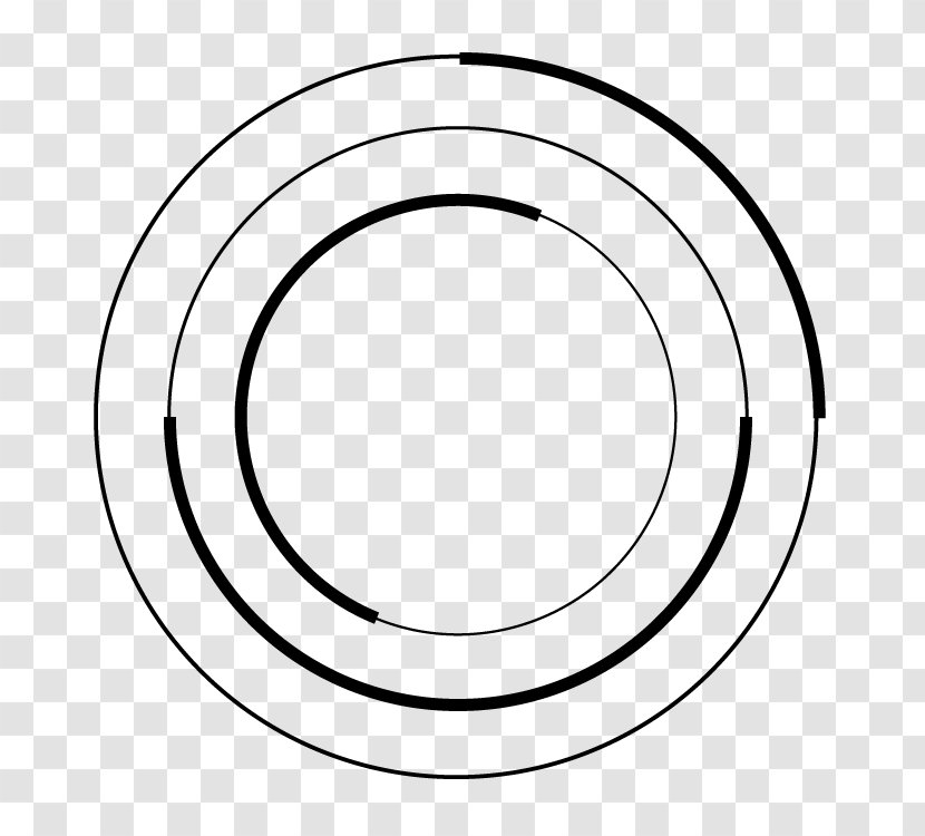 Circle White Point Angle Line Art - Area Transparent PNG