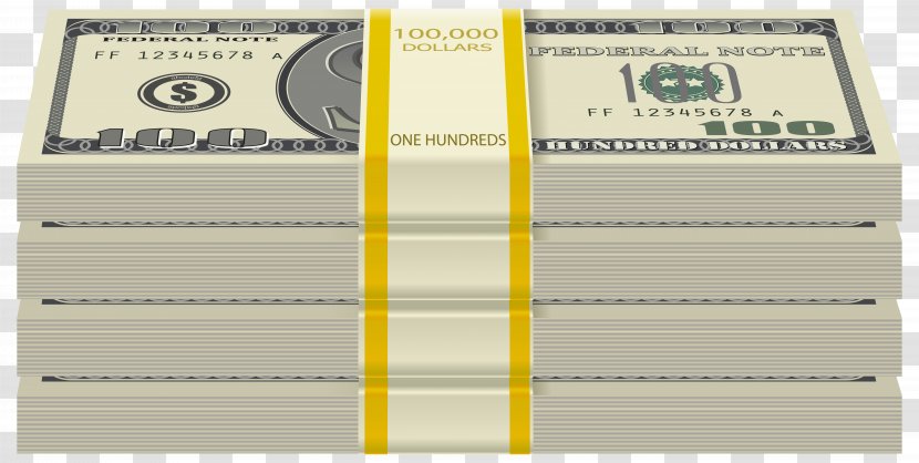 Paper Clip Art - Money - Dollars Transparent PNG