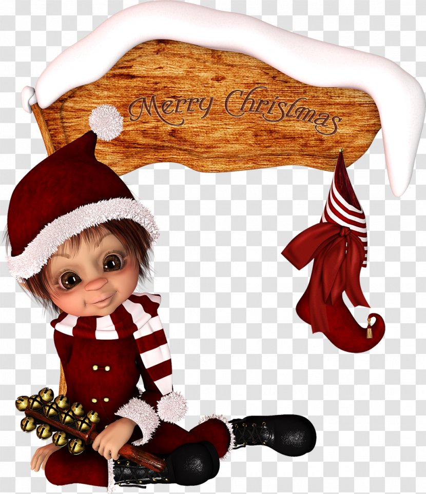 Christmas Ornament Ded Moroz Elf Santa Claus - Decoration - Doll Transparent PNG