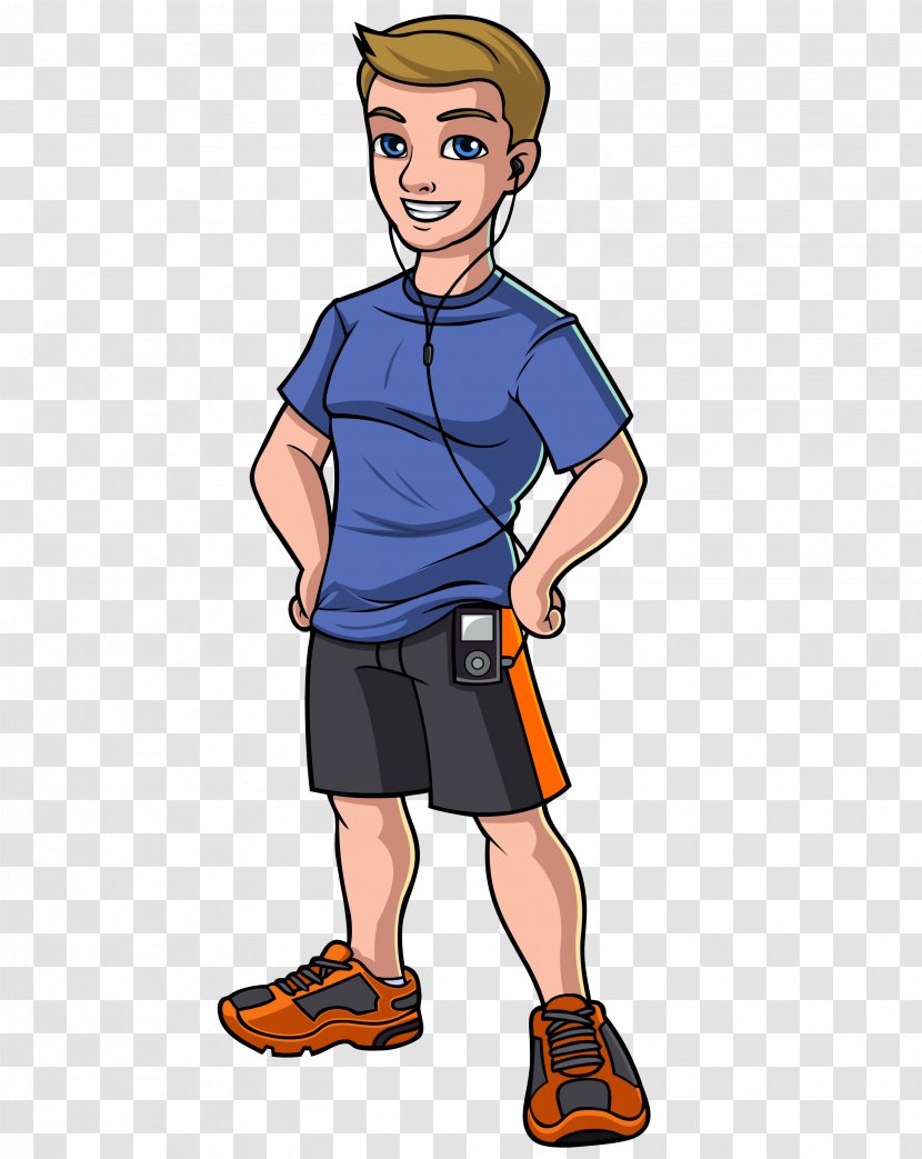 Cartoon Male Clip Art - Neck - Guy Transparent PNG