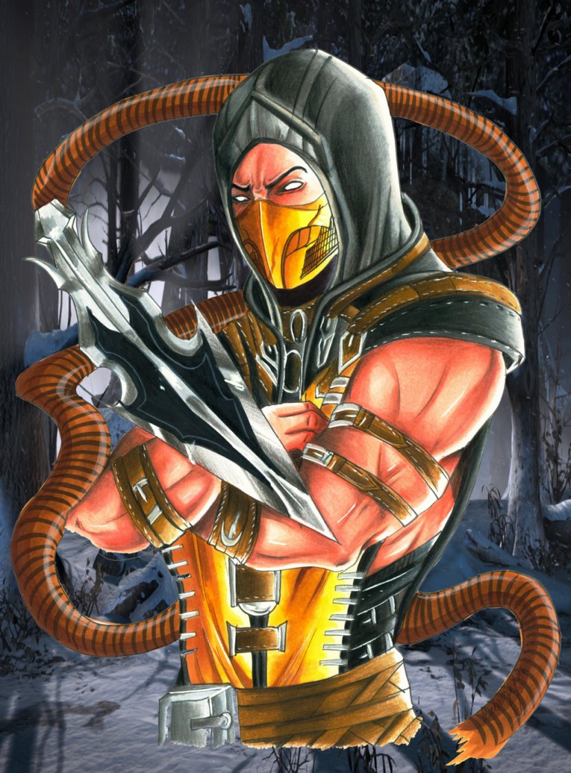 Mortal Kombat X Vs. DC Universe Sub-Zero Scorpion - Mileena Transparent PNG