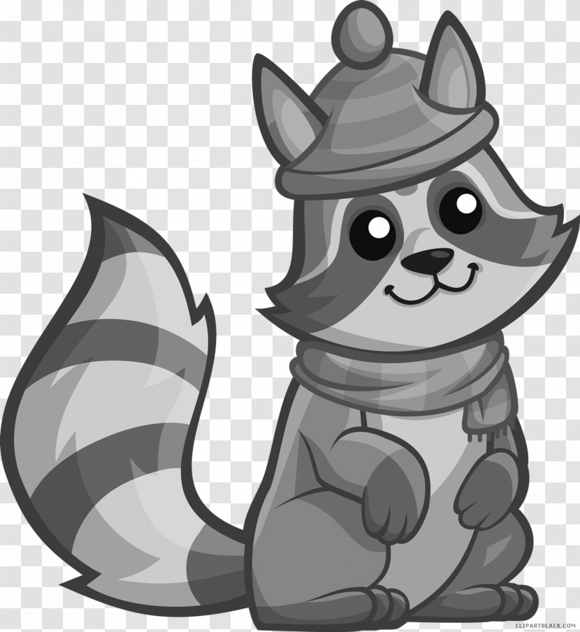 Raccoon Clip Art Drawing Image - Wildlife Transparent PNG