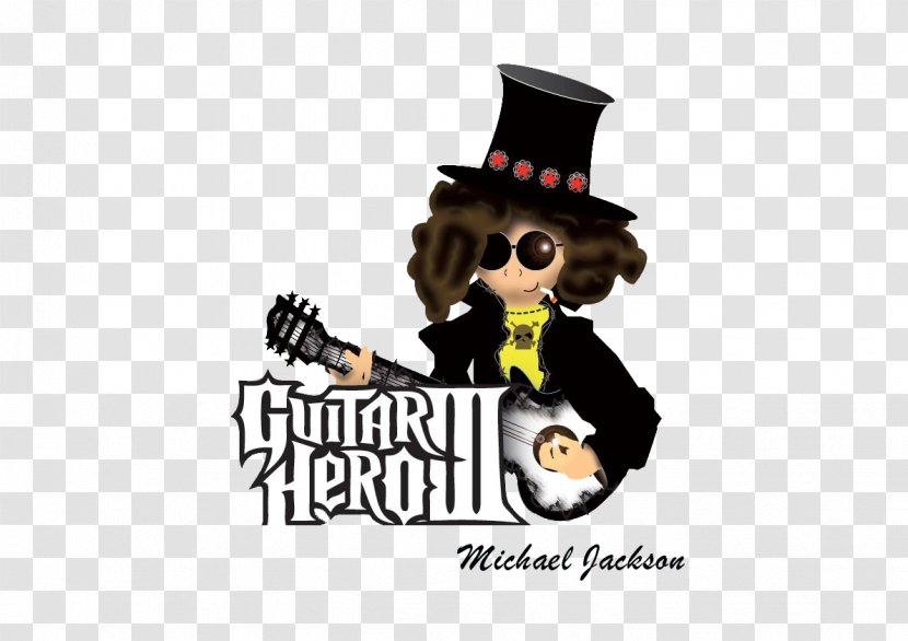 Cartoon Guitar - Michael Jackson Transparent PNG