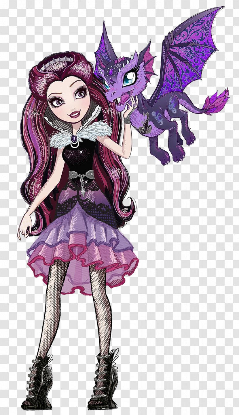 Queen Ever After High The Mad Hatter Drawing - Flower - Raven Transparent PNG