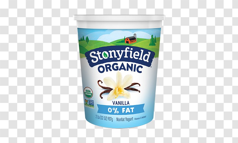 Cream Yoghurt Plain Fat-free Yogurt Stonyfield Farm, Inc. Nutrition - Farm Inc - Low Fat Transparent PNG