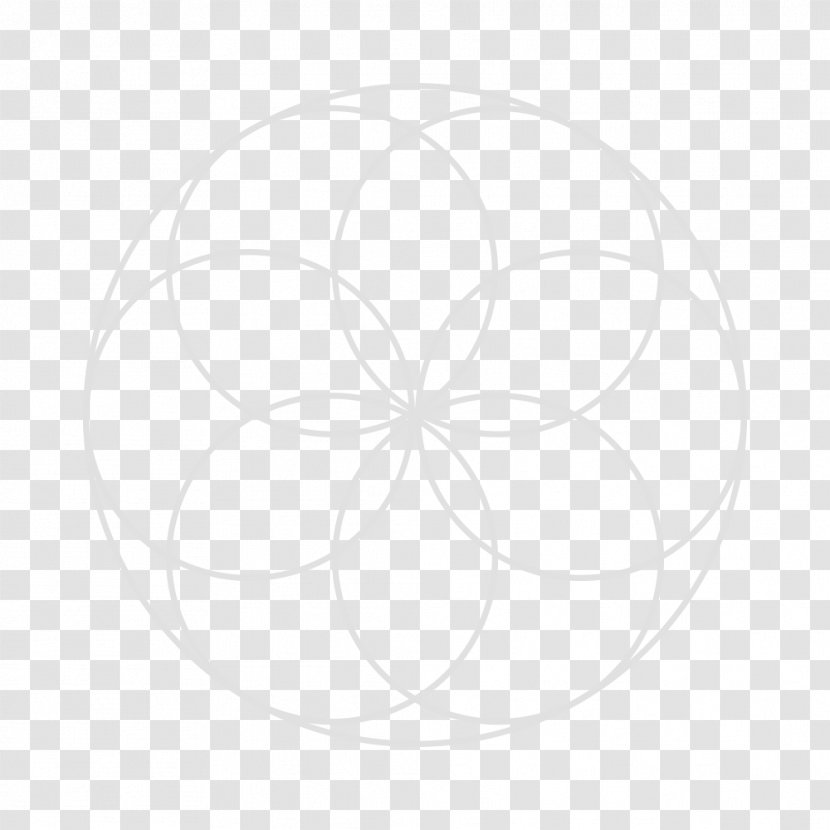 Sacred Geometry Overlapping Circles Grid Point - Number - Geomentry Transparent PNG