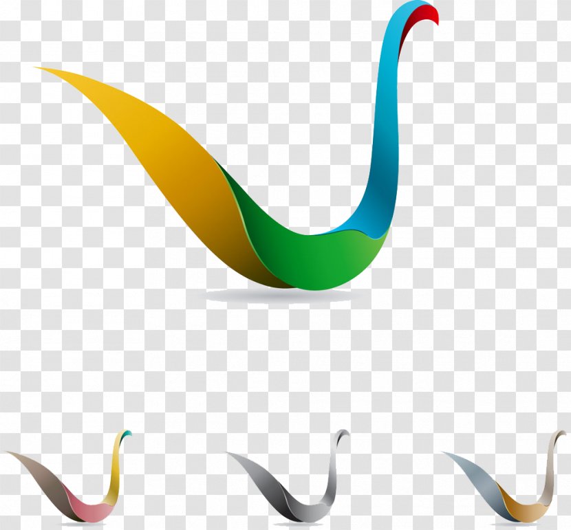 Bird Cygnini Crane Logo - Cartoon Goose Transparent PNG